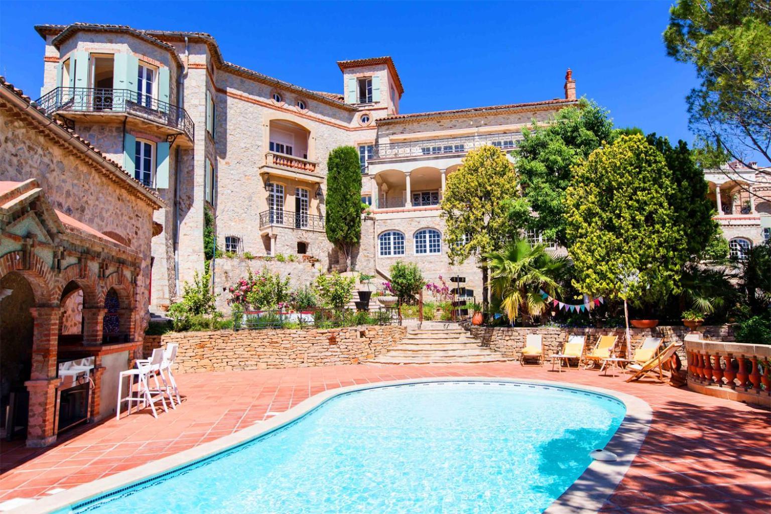 Le Chateau Des Costes 르카스틀레 외부 사진